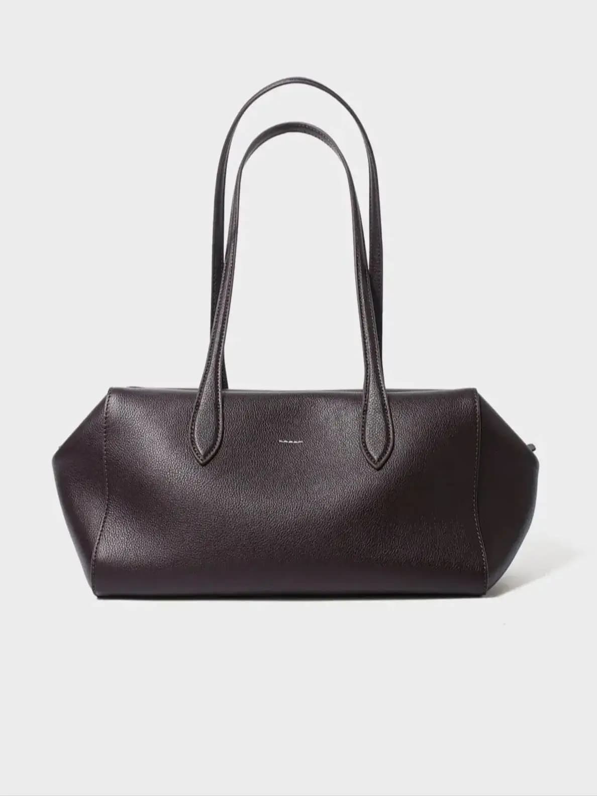 Genuine Grade Leather Women's Shoulder Bag Luxury Designer Brand Ladies Soft Cowhide Large Tote for Woman Ladies Bowling Bag New