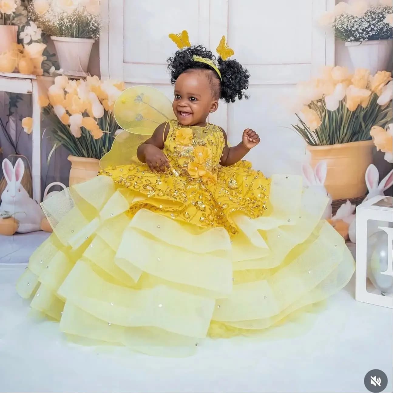 Abito da principessa per lettiera, abito da festa di compleanno, abito da ballo giallo, per bambini, abiti da ragazza di fiore per matrimoni, abiti per servizio fotografico per bambina