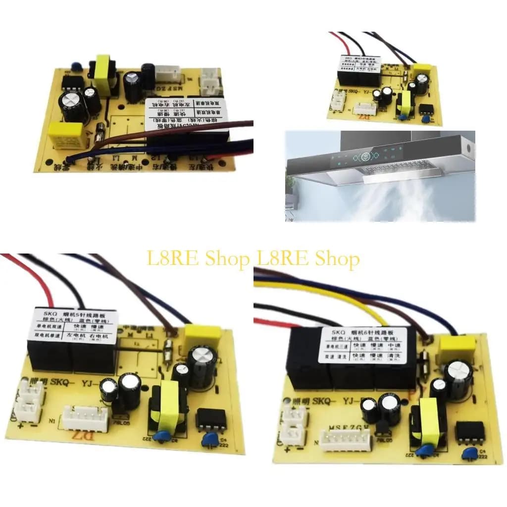 Scheda computer L8RE Scheda controllo doppio motore Accessori per circuiti stampati a 5 pin a 6 pin