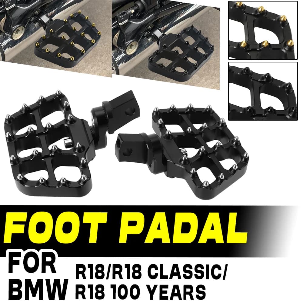 Per Bmw R 18 Classic R18 100 Anni Rider Pedane Anteriori Poggiapiedi Larghi Pedale Moto Regolabile Estendi Abbassamento Pedane