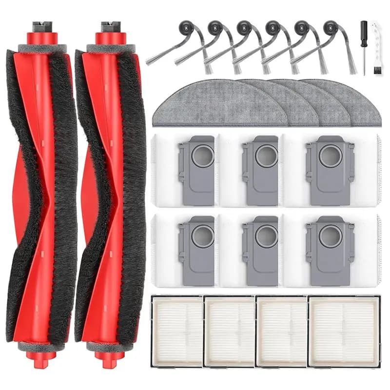 【NUOVISSIMO】Parti di ricambio e accessori per aspirapolvere robot Roborock Q10 X5+ - Spazzola principale, spazzola laterale, filtro Hepa, panno per la pulizia