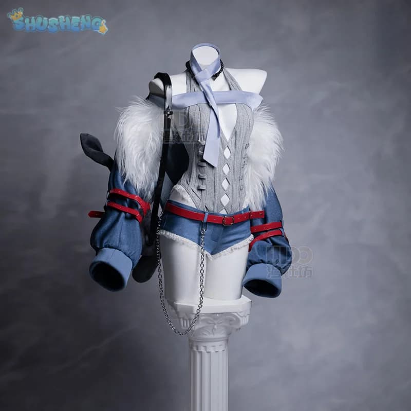 Ayanami Rei EVA Figura Cosplay Costume Ragazza Rock Band Top pantaloncini giacca Uniforme Cappello Calzini Puntelli Accessori Halloween Set S-XXL