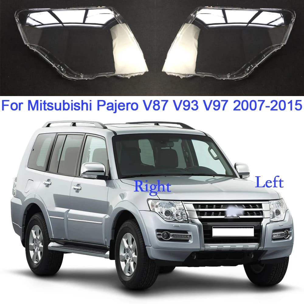 Per Mitsubishi Pajero V87 V93 V97 2007-2015 Auto Faro di Vetro di Ricambio Prodotti Auto Faro Borsette Accessori Auto