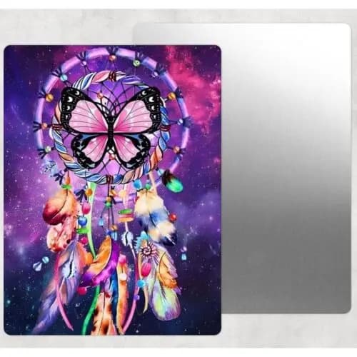 Butterfly Dreamcatcher Tin Sign Door Home Wall Decor Metal-Aluminum-tin sign