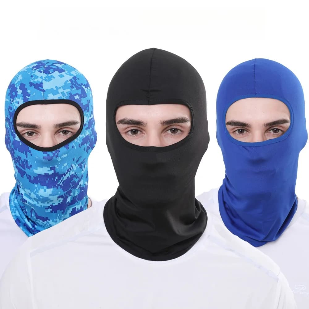 Berretti sportivi sottili da ciclismo estivi Cappello da berretto Passamontagna anti-UV ad asciugatura rapida Copertura integrale Maschere da sci Cappello da donna maschile per donna Uomo