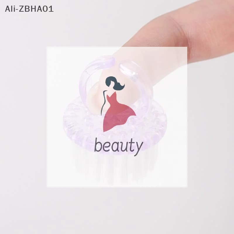 Nail Art Manicure Spinning Tools Plastic Nail Brushes Hand Scrub for Nails Detail Cleaning Brush Detergent for dust removal