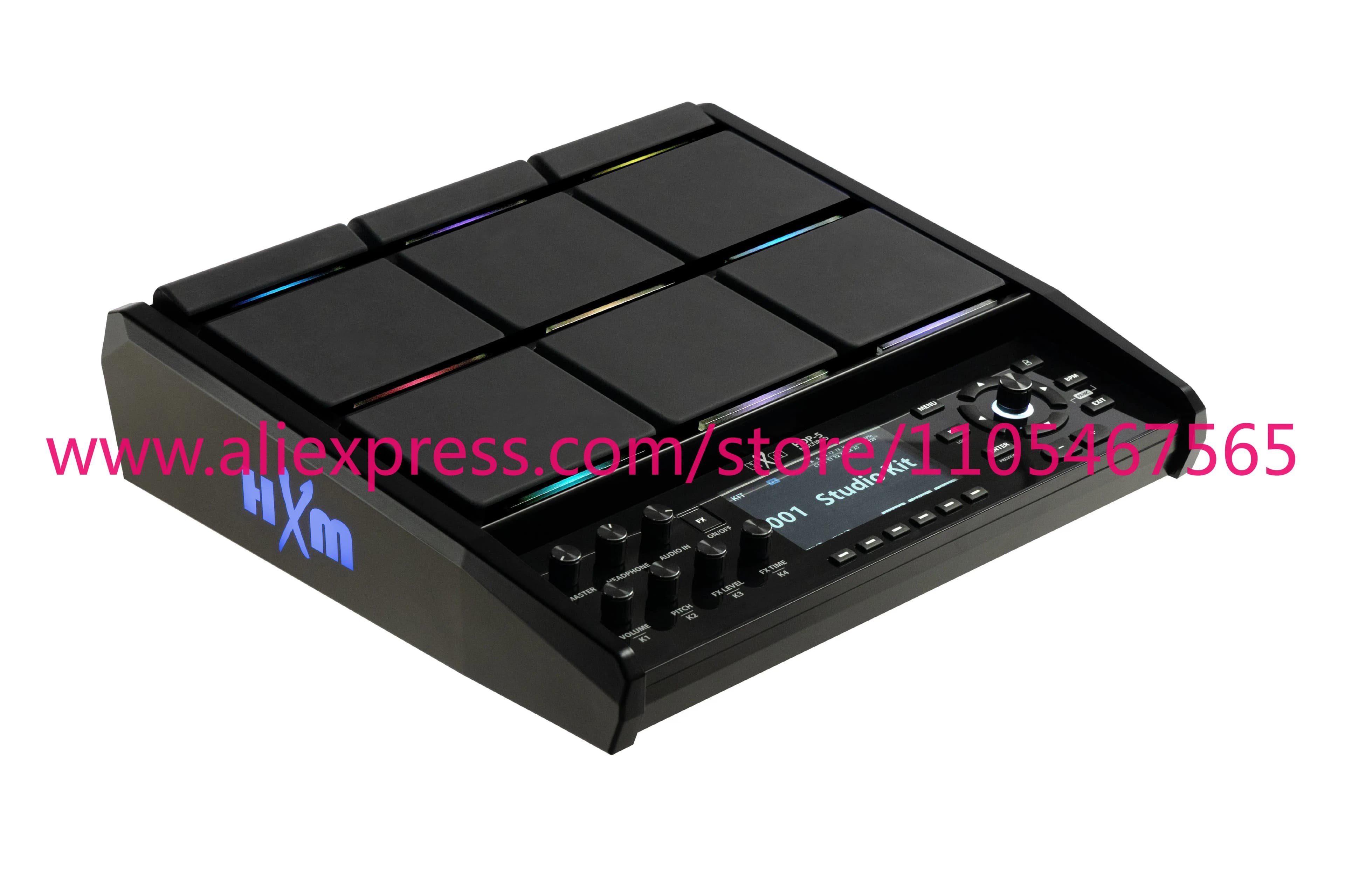 The HXM HDP-5 Professional Percussion Pad All-in-One Drum Pad is a must-have for percussion enthusiasts