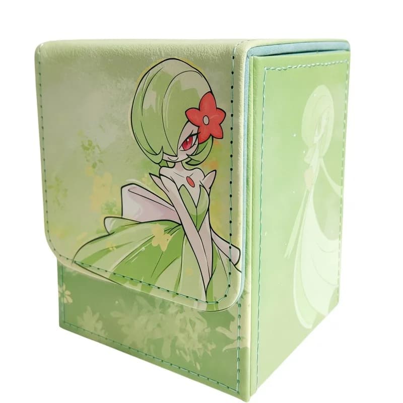 Scatola Porta Carte da Gioco in Pelle Magnetica Fai-da-te PTCG Super Power Attribute Gardevoir OPCG DTCG TCG - Contenitore per Carte da Collezione Giocattolo