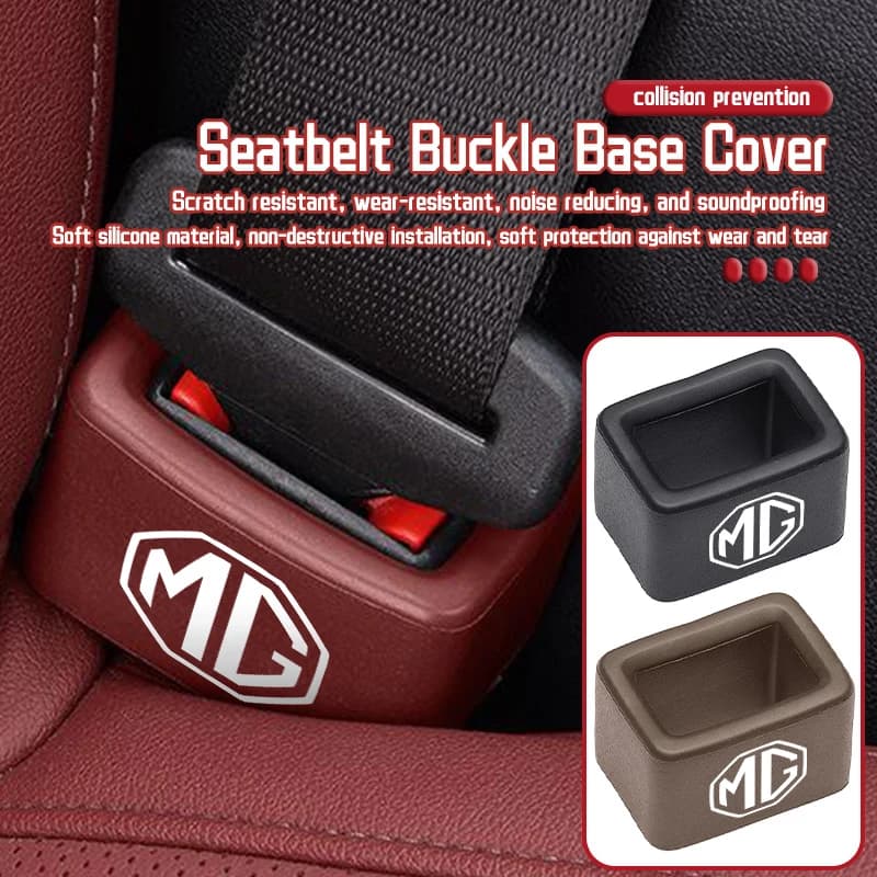 Car Seat Belt Anti Scratch Base Protector Cover Accessories For MG GT 3 5 6 7 GS Pilot HS ZS ZX