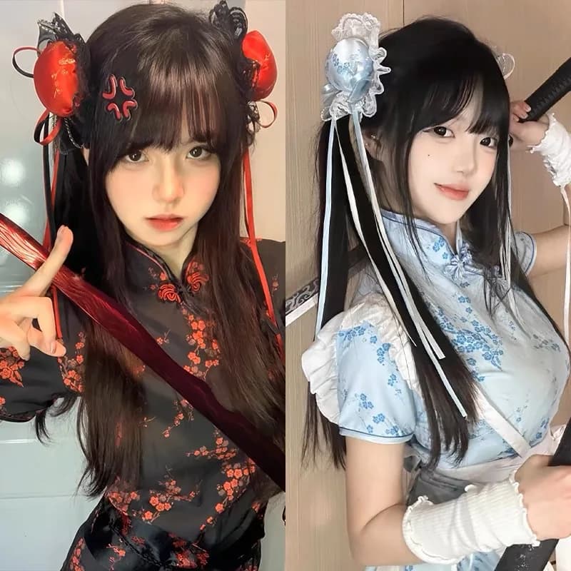 Charming horsetail hair clip, Chinese style Qipao accessory, side hair clip, new fashionable hair clip in Chinese ethnic style