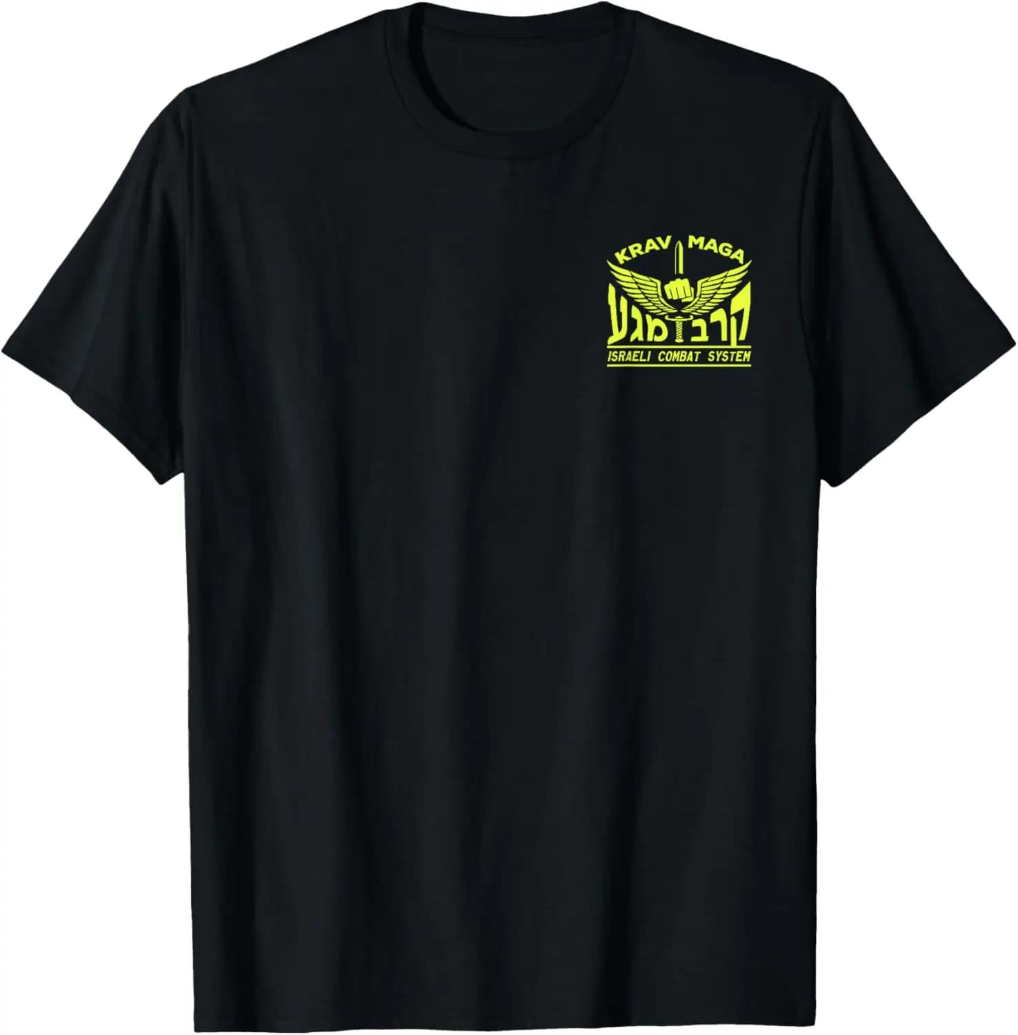 KRAV MAGA Israeli Combat System IDF Front Back Tee T-Shirt Printed, Breathable, Soft and Comfortable, Great Gift for Festivals