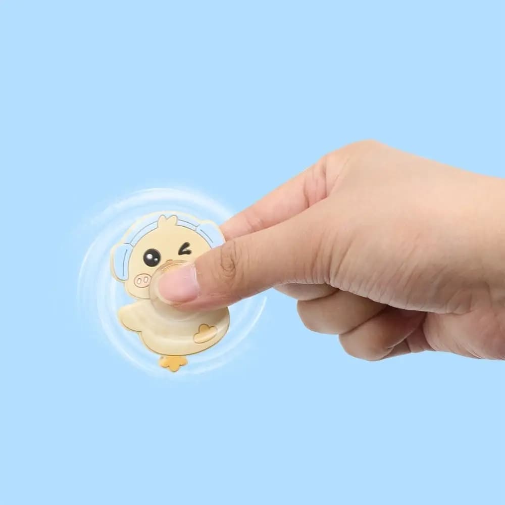 6 PZ/SET Cartoon Design Fingertip Gyro Stile Transfrontaliero di Piccole Dimensioni Animale Finger Gyro Durevole Leggero Fidget Spinner