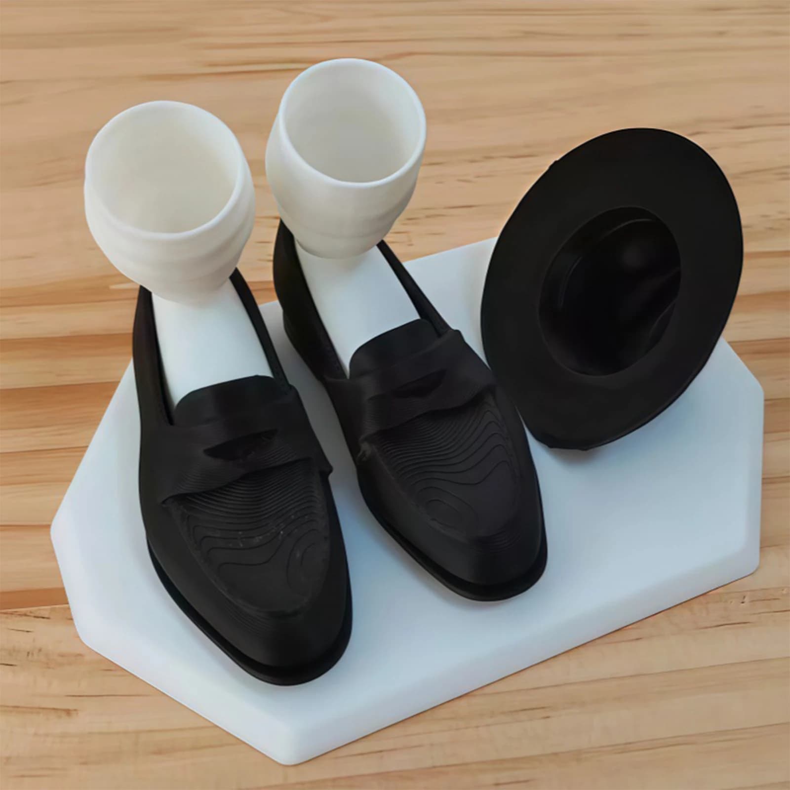 Creative Toothbrush Base Moonwalk Modeling Toothbrush Holder Electric Toothbrushes Holder for Bathroom Vanity Countertops