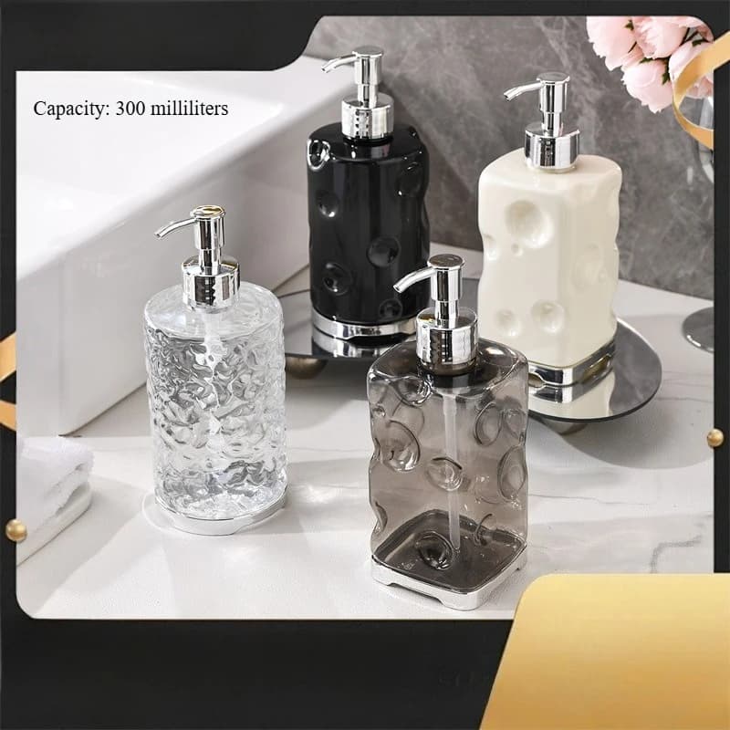 Bottiglia dispenser da viaggio tipo pressa da 2 pezzi, bottiglia schiumogena per shampoo da bagno, gel doccia, sapone per le mani, contenitore per articoli da toeletta