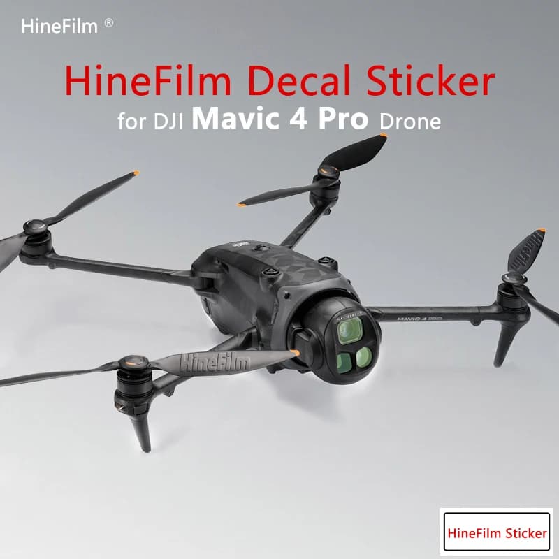 Hinefilm Pelle per Mavic 4 Pro Drone Adesivo Anti-graffio Copertura Della Pelle per DJI Mavic4 pro Drone Premium Decal Skin Wrap Copertura Pellicola