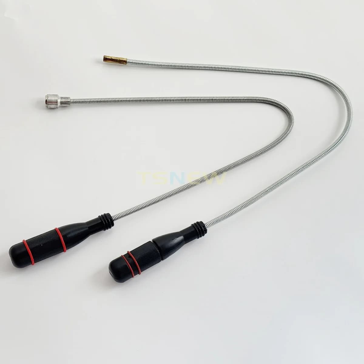 Strumento di raccolta magnetico telescopico con molla flessibile, pinza magnetica a dita per la raccolta di rifiuti, estensione del braccio