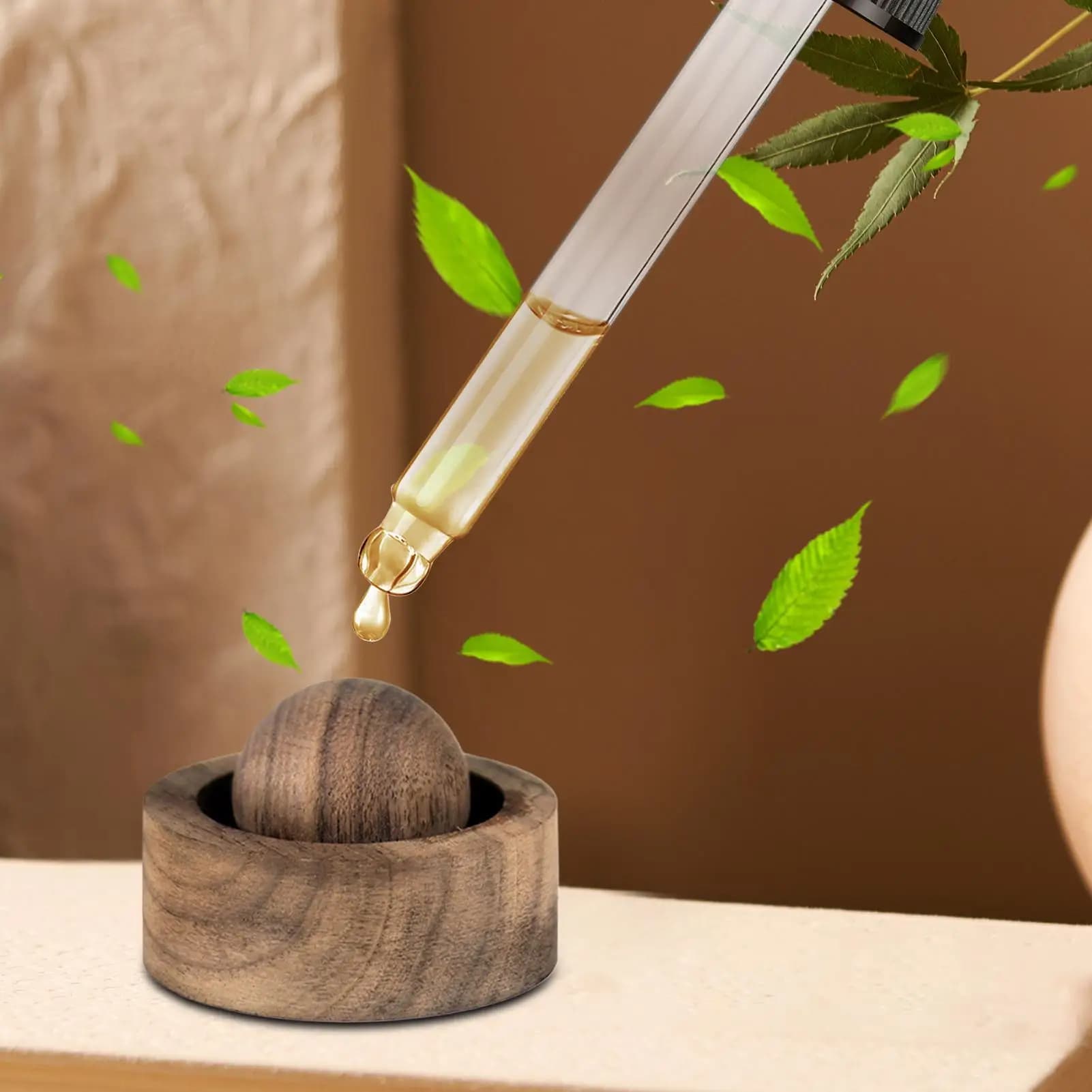 Wood Diffuser Auto Aromatherapy Air Purifier Natural Table Decoration for Home & Office, Living Room, Meditation Space, Gift