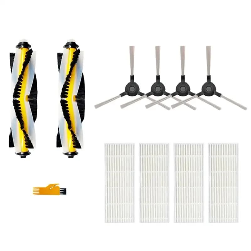 AT21-For Proscenic 811GB 911SE / Symbo Xbot 5 PRO / Lauben Robot Vacuum 26BB Pet Spare Main Side Brush Hepa Filter Parts