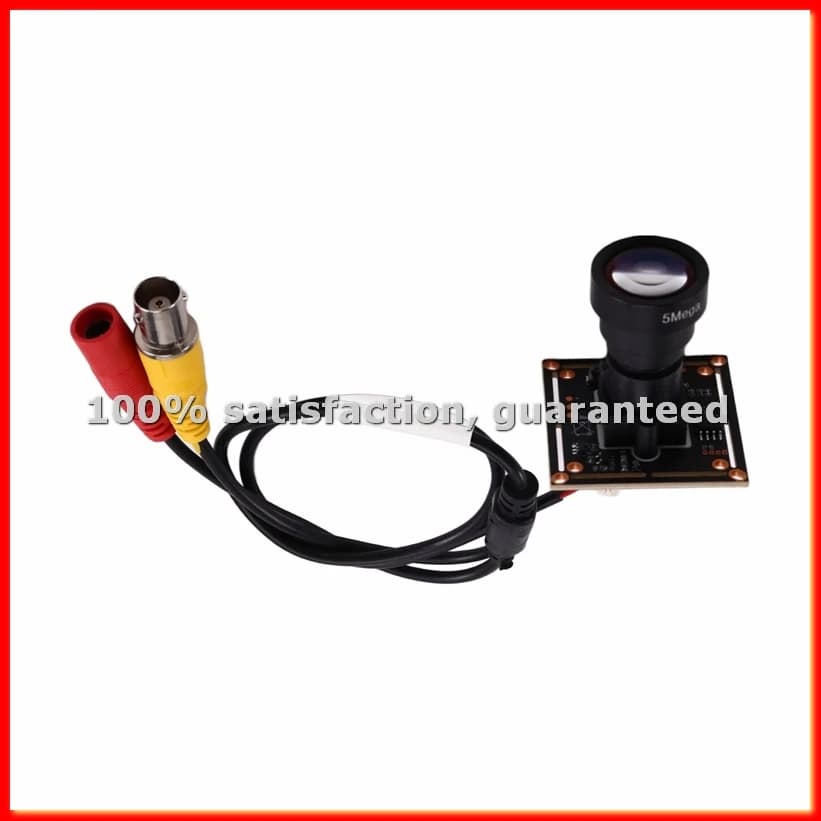 Modulo Telecamera CCTV Analogica 1200TVL 5MP con Lente da 50mm per Microscopio Fai-da-Te, Telescopio, Telecamera per Auto, Videocitofono PAL-VVNB