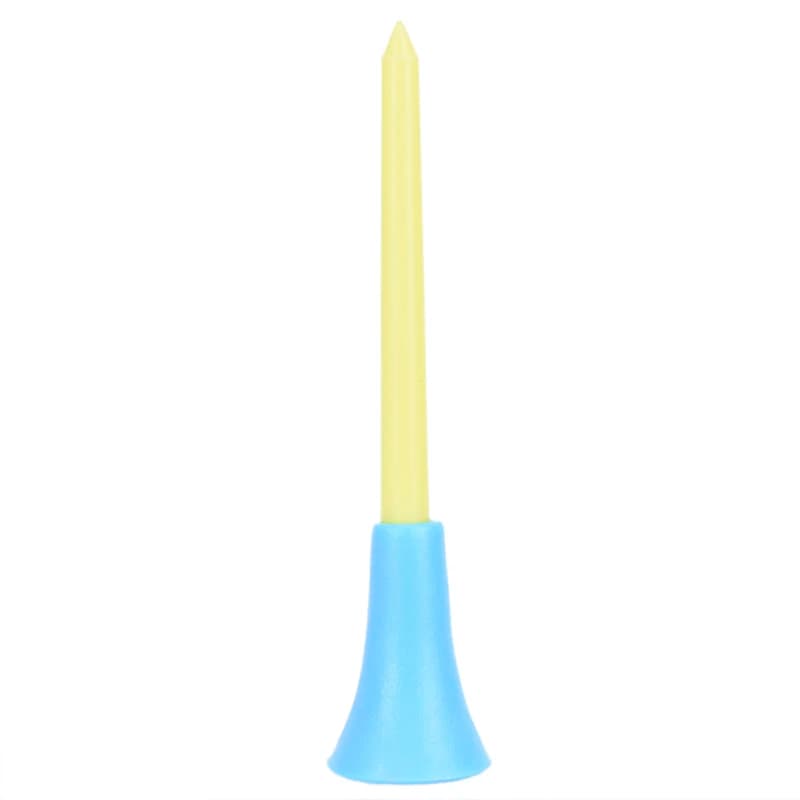 Set di 30 Tee da Golf in Plastica Multicolore da 83mm con Cuscinetto in Gomma Resistente