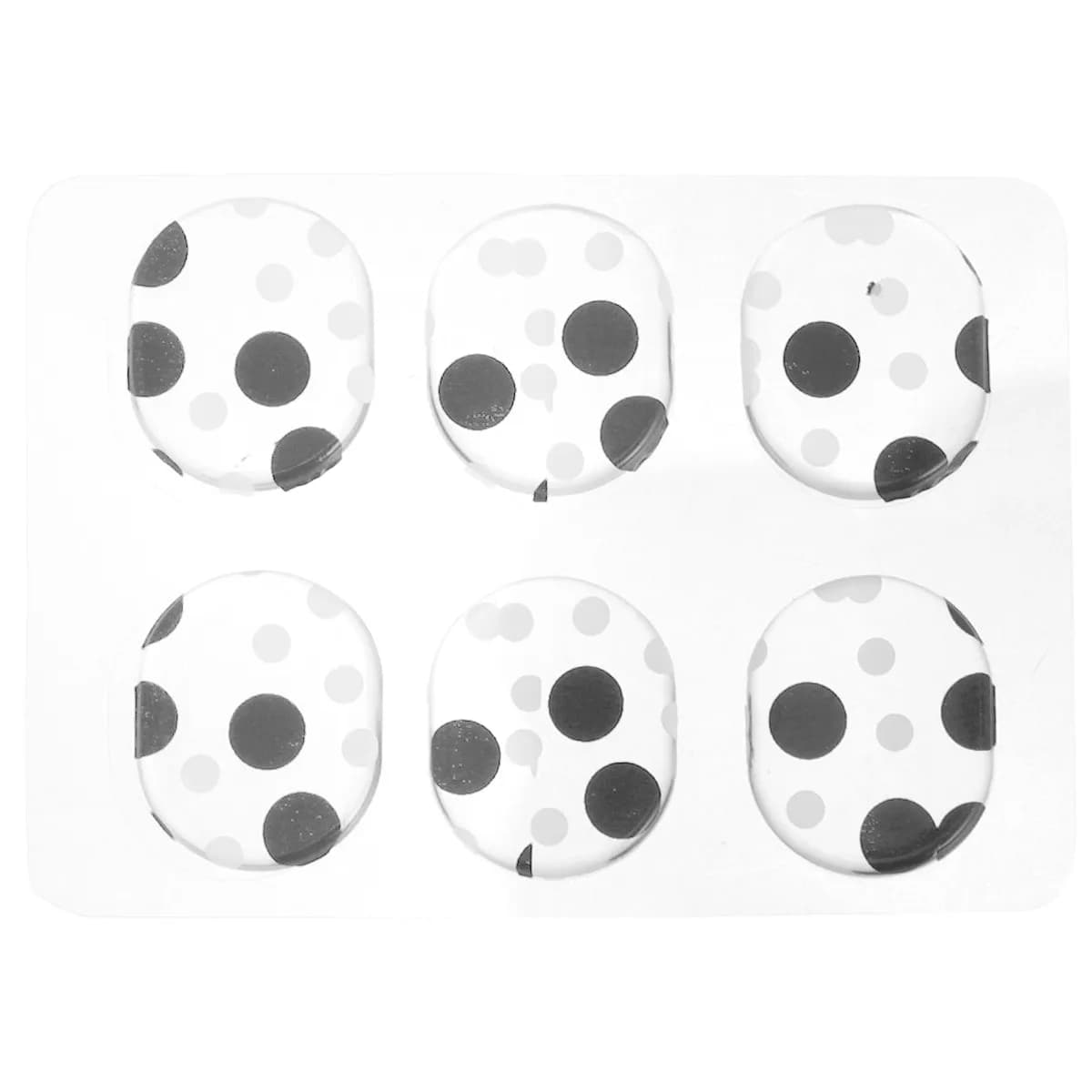 6 Pezzi Pad in Gel Silenziosi per Tamburo, in Silicone Autoadesivo, per Riduzione del Suono di Rullante, Grancassa, Piatto e Percussioni, Nero