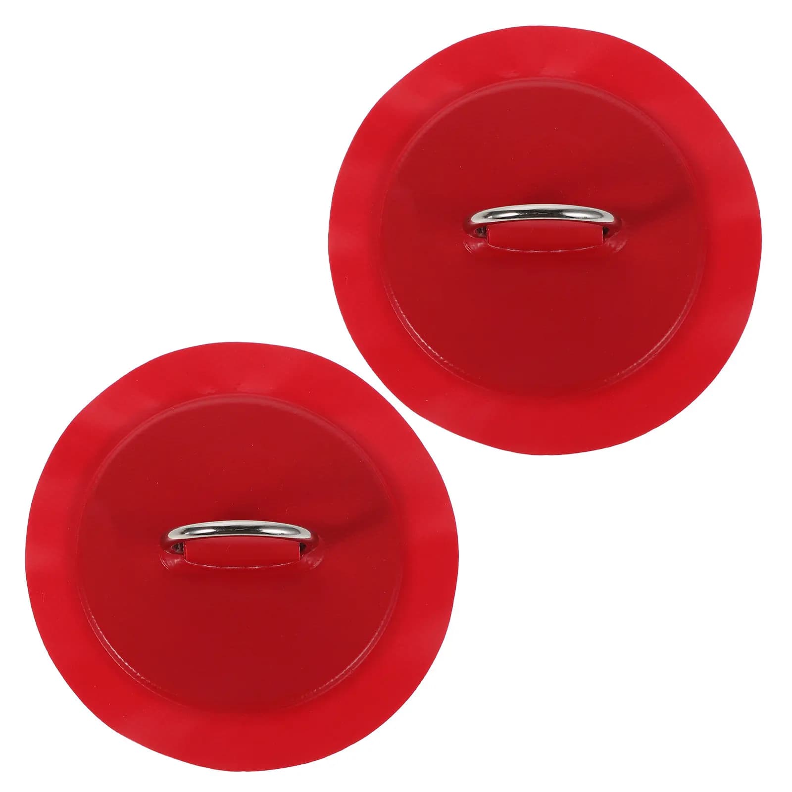 2 Pezzi Accessori per Tavole da Surf, Patch ad Anello a D Rossa per Paddle Board, Fibbia per Kayak, Attacchi per Paddleboard Gonfiabile, Riparazione SUP, Uso Esterno