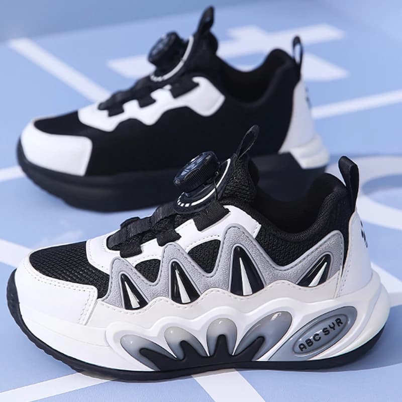 Scarpe casual per bambini Scarpe comode da passeggio per esterni Scarpe da corsa traspiranti con altezza crescente Nuove scarpe sportive per bambini