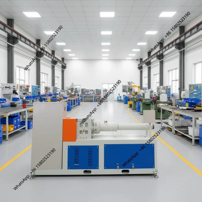 Estrusore Automatico per Gomma Siliconica EPDM con Pompa a Ingranaggi, Diametro Vite 80mm, Rapporto L/D 12:1, 120-150kg/h, 15kW, per Finestrini Auto