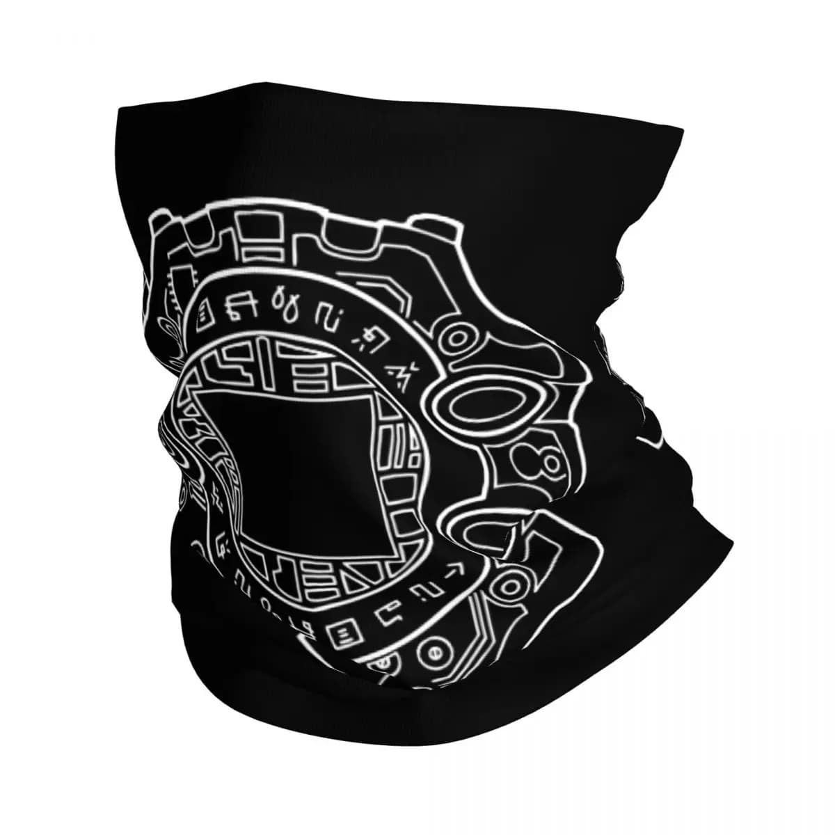 Adventurer's Device Bandana Neck Cover Printed Digimon Anime Balaclavas Magic Scarf Multi-use Cycling Outdoor Sports Adult