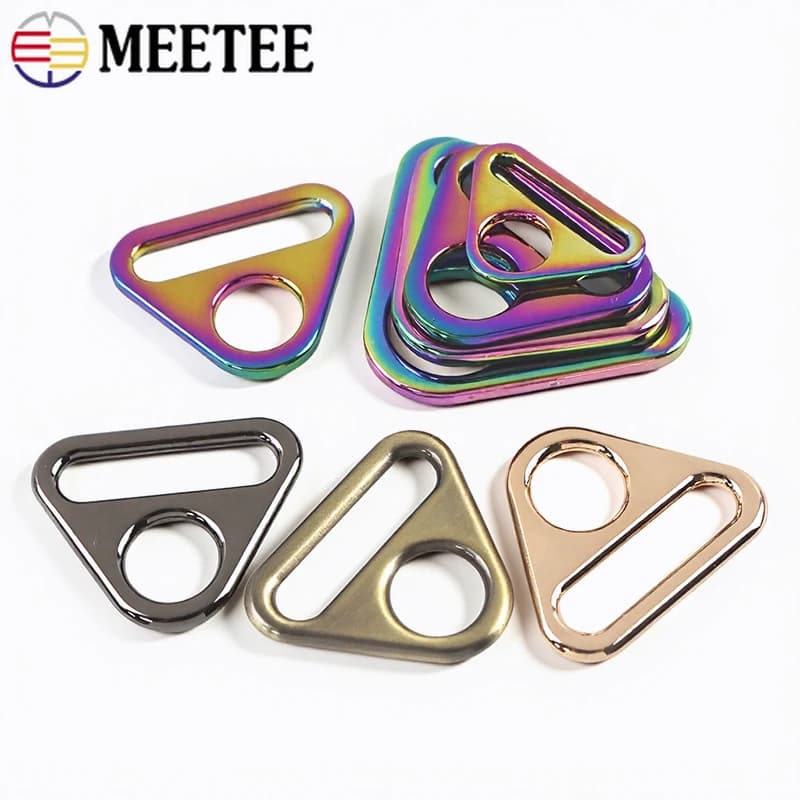 10/20 Pezzi Fibbie ad Anello in Metallo da 20-50mm per Cinghie Borse, Cinture, Regolatori, Chiusure, Anelli di Connessione per Borse, Accessori Fai da Te
