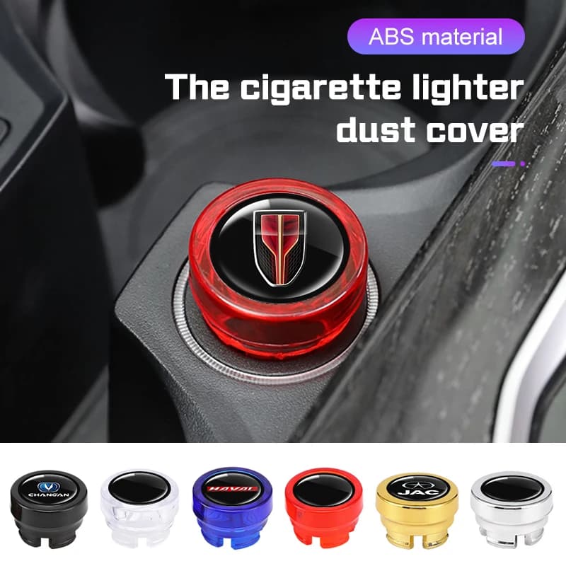 ABS Auto Emblema Accendisigari Copertura Antipolvere Proteggi Tappo per Dodge Ram Charger Chrysler Jeep Grand Cherokee Compass Accessori