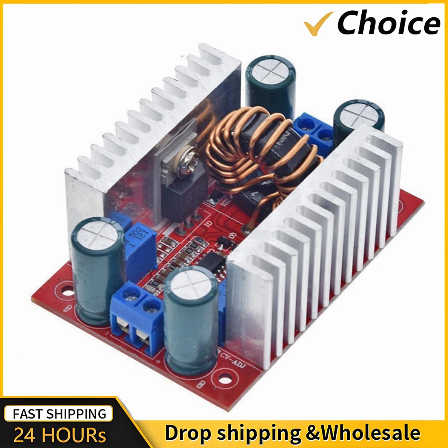 Modulo da CC a CC 400 W 15 A (max) da 8,5-50 V a 10-60 V Convertitore boost step-up Alimentatore a corrente costante Driver LED Caricatore di tensione