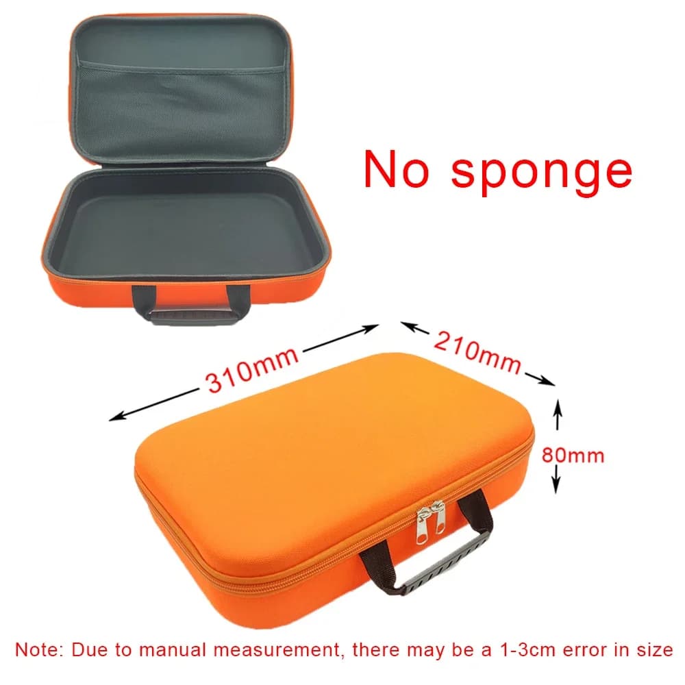 Hard Storage Box DIY Foam Shockproof Customized Travel Bag Zipper Box Case Camera Collection Bag For Outdoor Tool Accessories