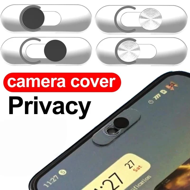 Smartphones Webcam Cover Privacy Camera Covers Front Camera Cover for Galaxy Pixel & iPad Ultra-Thin Transparen Protection Slide