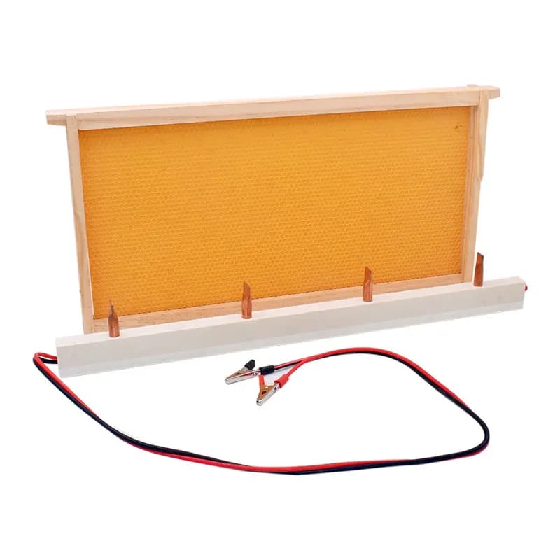 Apicoltura riscaldamento elettrico Embedder Frame Wire Embedder cera d'api Foundation Installer 12V/24V Bee Hive Frame Installer Equipment