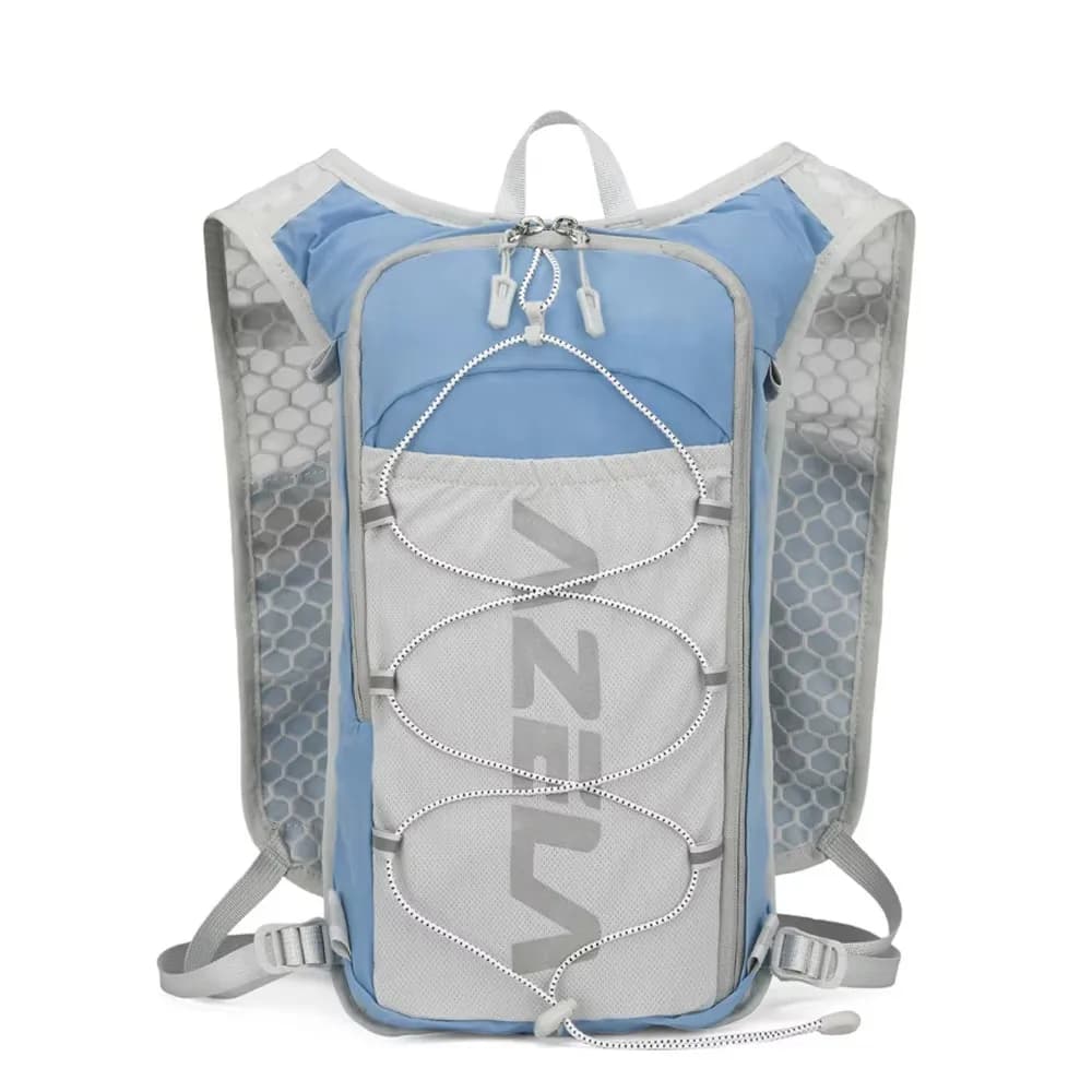 Lightweight Running Vest with Phone Door, Reflective Hydrating Backpack, Adjustable Waist