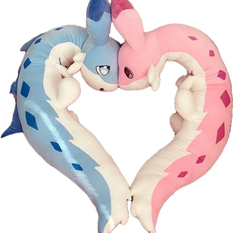 Peluche Palworld Blue Chillet, Giocattolo Creativo a Forma di Animale, Cuscino Lungo per Dormire, Regalo di Compleanno per Bambini, Bambola da Collezione Anime