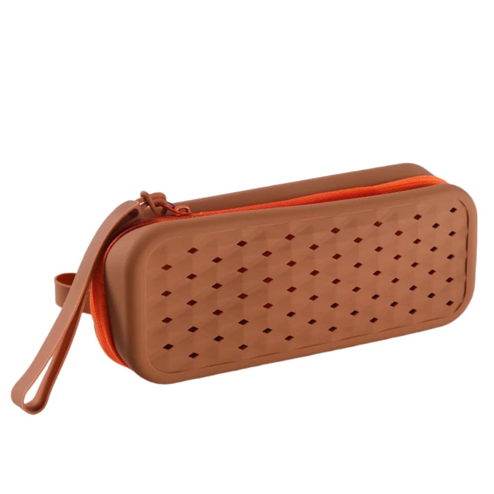 Portable Silicone Case for Swimwear, Soft and Waterproof with Hinge, with Moschettons, Sunglasses Breathable Box