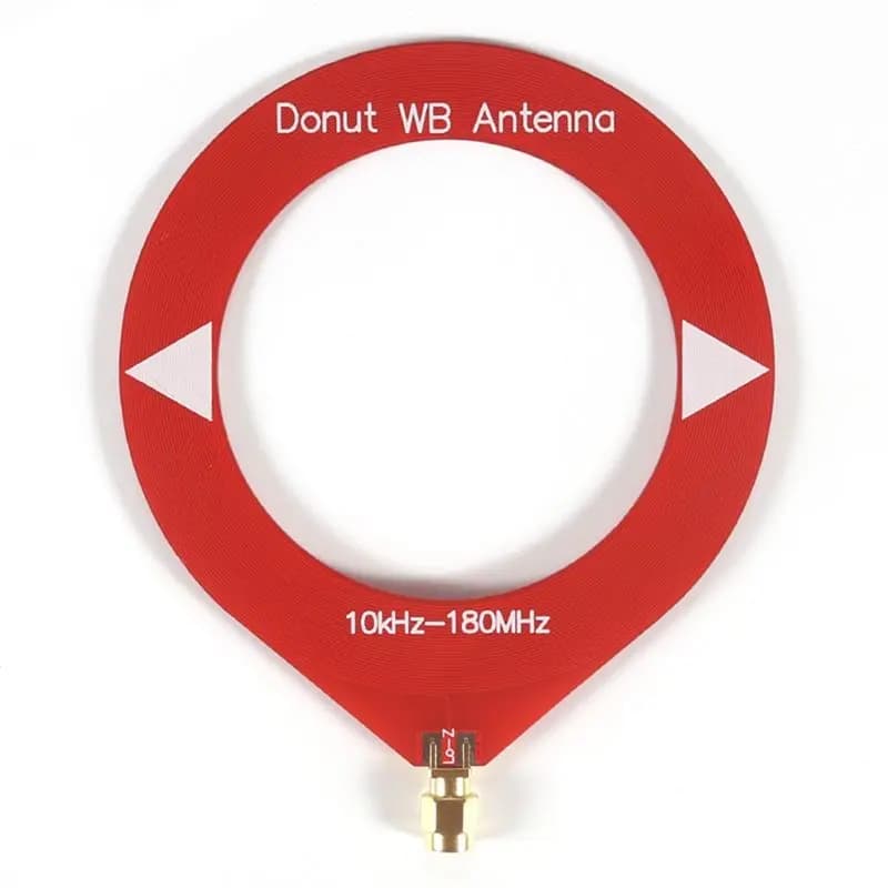 Antenna a banda larga ABKN-Donut 10Khz-180Mhz Antenna di ricezione Mini antenna a loop per radio Walkie Talkie SDR A