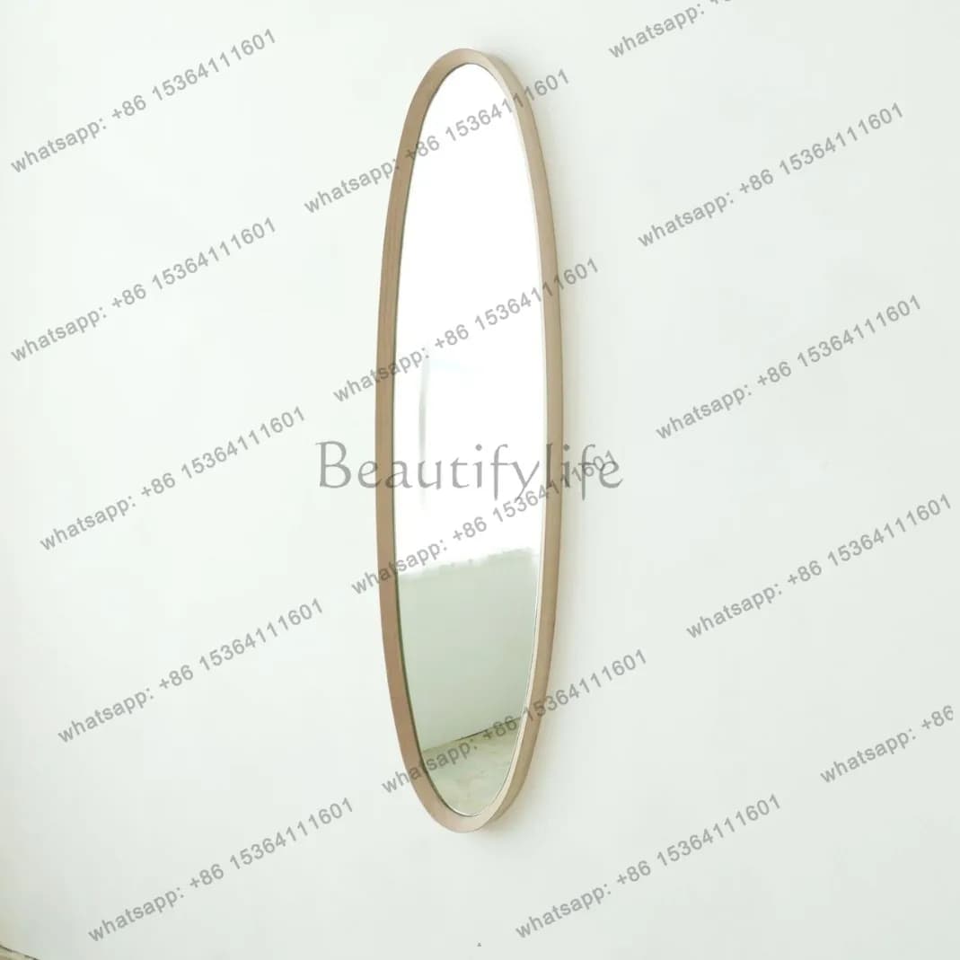 Specchio da parete a tutta altezza in stile medievale francese, specchio da bagno con lavabo integrato, specchio per il trucco