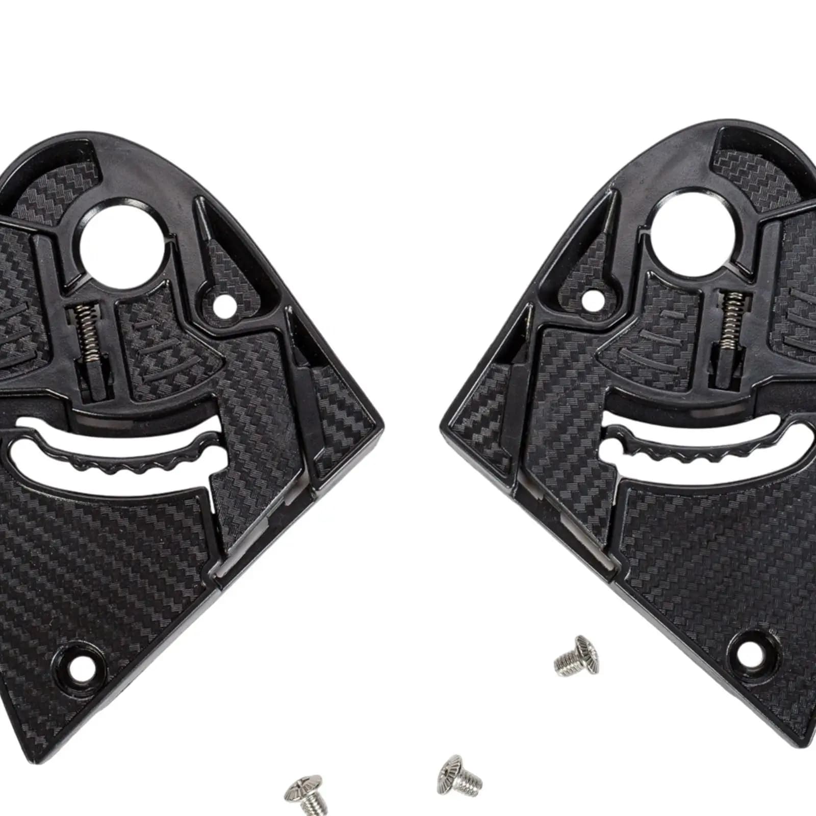 2 Pezzi Base per Lenti Casco Moto ad Alte Prestazioni con Viti, Ricambi Piastra Base Lente per Shaft 610DV