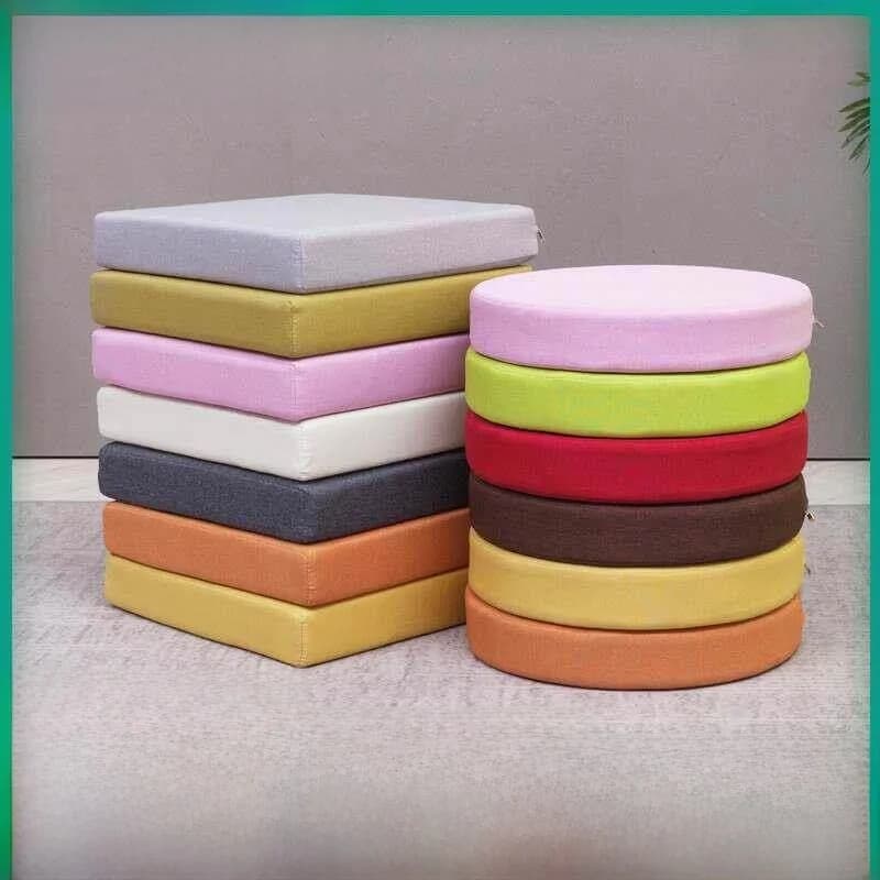 Thickened round Meditation Zafu Tatami Mat Sofa Chair High Density Sponge Pad Detachable Washable Home Comfortable Cushion