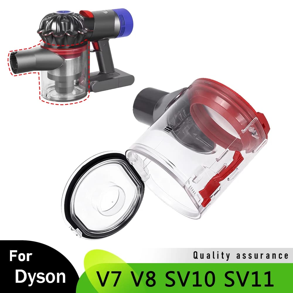 Garbage Bin Replacement For Dyson V7 V8 SV10 SV11 Dust Bucket Bin Handheld Wireless Vacuum Dust Bin Accessories Spare Parts