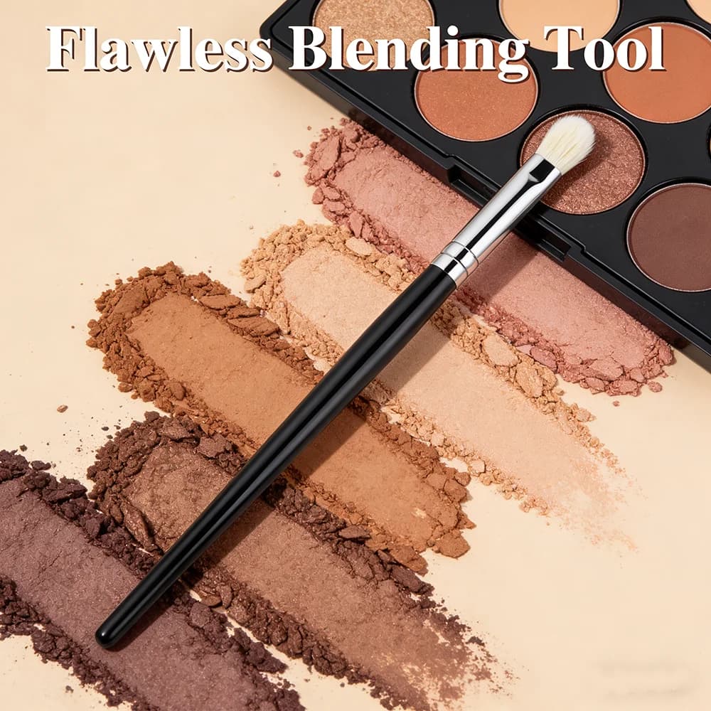 Soft Shaft Brush for Umbrella, Professional Hair Makeup Brushes 100% for Smooths and Crepes, Eye Makeup Tools
