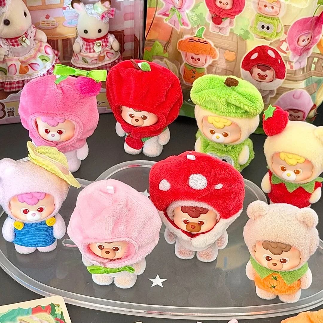 2026 Nuovo Diudiu Baby Farm Bear Serie V4 Scatola Cieca Carino Mini Teddy Bear Doll Accessorio Fai Da Te Bambola Desktop Ornamenti Decorativi Giocattolo
