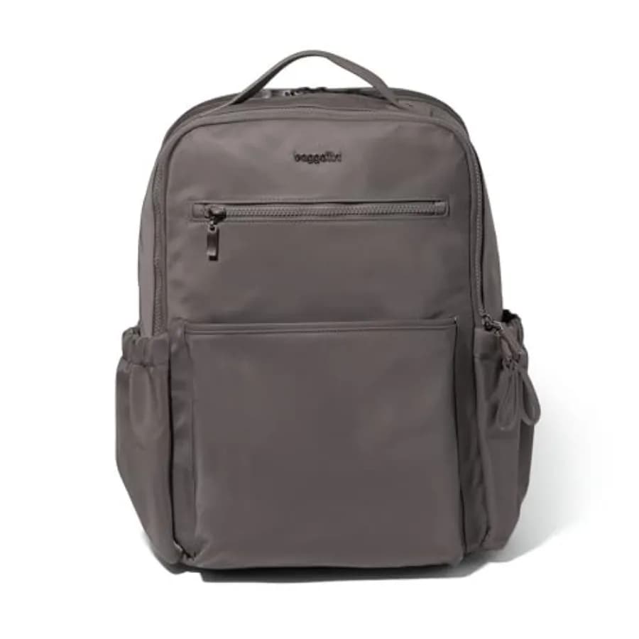 Zaino Espandibile per Laptop Tribeca 15x11 Pollici, Borsa Leggera per Computer con Protezione RFID per Lavoro e Viaggi con Gancio per Trolley