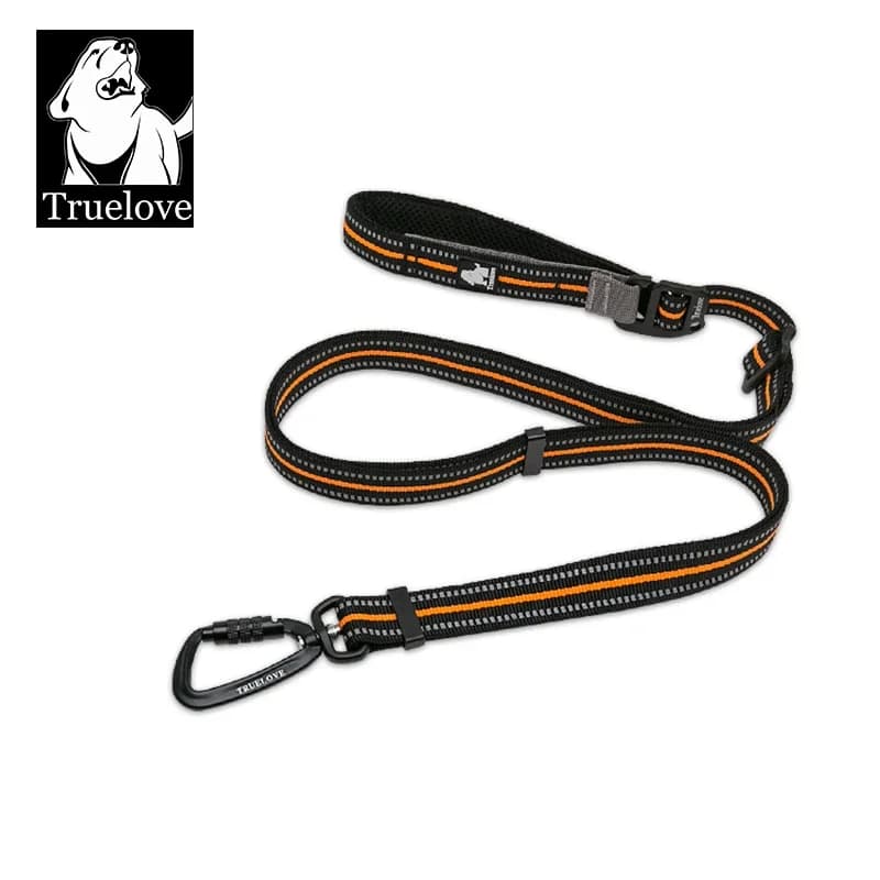 Guinzaglio per animali domestici Truelove Guinzaglio per cani in nylon regolabile a mani libere Guinzaglio per animali con moschettone Addestramento multifunzionale per cani TLL2671