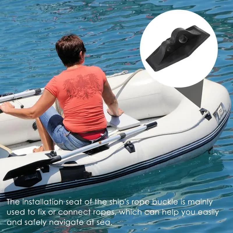 Supporto per motore dell'elica 2 pezzi Sedile con cordino per kayak Fibbia per motore fuoribordo Prodotti per aggancio e ancoraggio per barche portatili per il cinese