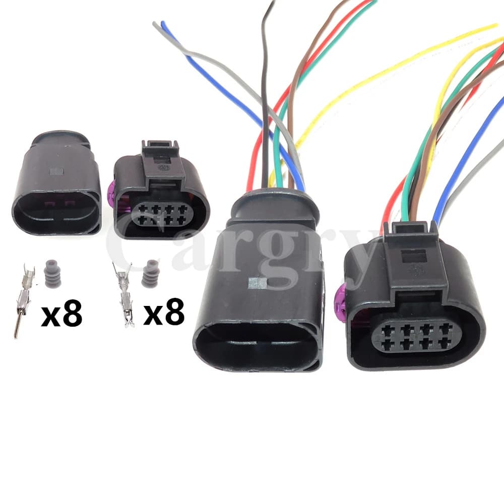 1 Set 8P 1 j0973714 1 j0973814 connettore sigillato impermeabile per auto per VW Automotive Radar Gearbox presa per cavo elettrico