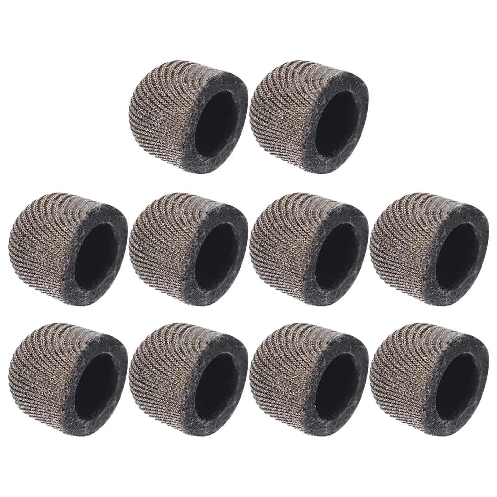 10 Pezzi Punte per Penna Touch Screen in Tessuto Conduttivo da 6 mm, Punte di Ricambio per Stilo in Fibra a Rete Resistente all'Usura per Telefoni e Tablet da Disegno